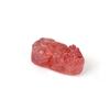 Atacado cristal natural cristal de morango bravo passante escultura tridimensional acessórios artesanais DIY miçangas acessórios