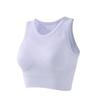 Sujetador Deportivo Push-Up Antichoque de Copa Fija con Almohadilla de Pecho Integrada Personalizado para Mujer, Sujetador Deportivo de Espalda Hermosa Calado Fino para Otoño