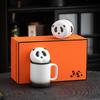 Fabricante Taza de Té Panda Taza Separadora de Agua y Té Taza para Beber de Oficina Taza de Cerámica con Tapa Uso Personal