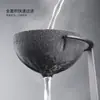 Colador de té no poroso Filtro de té Infusor de té Accesorio para juego de té Herramienta justa e integrada para separación de té y agua