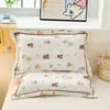 Fundas de almohada de algodón para uso doméstico, almohadas individuales y dobles, protección para el cuello, núcleo de almohada para ayudar a dormir, par de fundas de almohada, cubiertas para núcleo de almohada