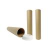 Tubo de papel Kraft cubierto personalizado de fábrica tubo de papel tubo para pósteres tubo para murales tubo redondo de papel tubo con núcleo de papel tubo para paquetería