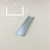 Canteadora ranura de aluminio perfil de ranura de aluminio en forma de U canal de aleación de aluminio tira perfil de aluminio en forma de U