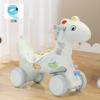 Caballo mecedor Caballo de Troya infantil Caballo mecedor dos en uno Coche de juguete Mecedora para bebé Silla deslizante extraíble para la comodidad del bebé