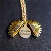 Collar Colgante para Mujer Collar Colgante Girasol Tendencia de Moda Cromo Oro Rosa Plata Oro Collar Joyería