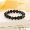 Pulsera tejida a mano de ágata simple de moda con cuentas de ojo de tigre para niñas, pulsera Joker de alto sentido, venta al por mayor