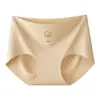 Medias sin costuras, base de maquillaje líquida, panties deportivos de yoga sin costuras con temática de oso y trasero de durazno para niñas, ropa interior sin costuras de seda helada de cintura media para mujeres