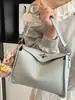 Bolso Sencillo y Elegante Estilo Coreano para Mujer, Bolso Cruzado de Hombro Casual Verano 2025 con Patrón de Lichi de Alto Valor