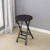 Silla plegable silla de comedor para el hogar silla simple silla de ocio con respaldo taburete para dormitorio silla para balcón taburete redondo portátil para adultos