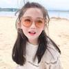 Nuevas y lindas gafas de sol para bebé, estilo vintage, artísticas, de metal, pequeñas, polarizadas en V, con protección solar para los ojos y antiultravioleta.