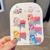 Novo conjunto de 5 peças de presilhas de cabelo de segurança de resina com desenho de animal para bebês, cobertura total, para crianças, acessórios de cabelo para meninas do jardim de infância