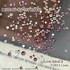 Rhinestones K9 de fondo plano para arte de uñas, colores y tamaños mixtos, súper brillantes, antirreflejos, rhinestones redondos de fondo plano de 33 facetas, rhinestones coloridos para decoración de uñas