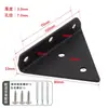 Soporte de Trípode Invisible de Hierro en Ángulo Recto Montado en la Pared, Soporte de Soporte Triangular, Soporte de Carga para Mueble de TV Colgante de Escritorio