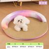 Tapete de ratán para mascotas para dormir en verano, tapete tipo almohada removible y lavable para cachorros y gatos, cama de verano, suministros para mascotas