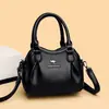 Bolso Bandolera de Cuero Suave de Moda 2026 para Mujer, Gran Capacidad, Moderno y Versátil, Bolso de Mano con Correa al Hombro para el Trabajo