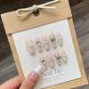 801 -- 900 colección de uñas postizas hechas a mano para usar manicura uñas postizas producto terminado Nuevo Largo Corto mayoreo