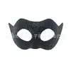 Nueva máscara transfronteriza de Amazon de imitación de cuero PVC con hermoso patrón de escamas de sirena, misterioso accesorio de cosplay de mascarada