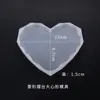 Shuncai diy Cristal epoxi redondo Diamante de Amor molde para decoración de mesa silicona espejo decoración molde de decoración