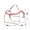 Bolsa de Cosméticos Transparente Personalizada por el Fabricante Impermeable Transparente Pvc Viaje Maquillaje Artículos de Aseo Cosméticos Bolsa de Lavado Bolso de Mano