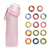 Vaso de agua con aroma, 0 azúcar, 0 calorías, 650 ml, vaso con 14 anillos de frutas saborizados, hecho de material Tritan, en stock