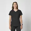 Roupa Cirúrgica de Doutor Dentista em Estoque Transfronteiriça Conjunto de Scrubs de Duas Peças Roupa de Trabalho Elástica Secagem Rápida Gola V Conjunto de Uniforme de Enfermeiro
