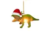 2023 Novo Dinossauro Plano de Acrílico Pingente de Natal Decoração de Carro Presente Estátua de Dinossauro de Natal Decoração Pendurada