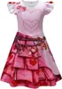 2024 Nueva Película Popular Descendientes 4 Reina Roja Ropa de COS Ropa Infantil vestido Ropa Infantil de Halloween
