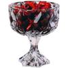 Tazón de Cristal de Jade Plato para Frutas Caramelo Transparente Plato Pequeño para Frutas Copa Ensalada 2026 Nuevo Modelo de Moda