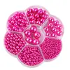 Perlas de Imitación ABS Perforadas de Tamaños Mixtos de 3-12 mm Accesorios para Joyería DIY Materiales Perlas de Plástico Cuentas para Ensartar Perlas de Imitación Perlas Sueltas