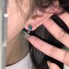 Pendientes de estrella con forma de estrella de cinco puntas y circonitas, con diseño de nicho femenino, estilo frío, versión femenina