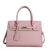 Bolsa Kelly Platina, Bolsa Feminina Fashion, Bolsa Color-Blocking Nova 2026, Bolsa de Mão com Textura de Luxo Leve