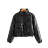 2024 invierno nuevo ropa de mujer transfronteriza europea y americana ocio urbano chaqueta acolchada de imitación cuero chaqueta abrigo w09 65110