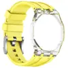 Viento claro adecuado para el modelo de reloj de bolsillo AP co-branded Swatch Royal Pop, caja transparente + correa de silicona