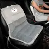 Peluche de Conejo de Dibujos Animados Cojín de Coche de Dibujos Animados Cojín de Coche Cojín Delantero y Trasero de Invierno Cojín Elevador para Asiento de Coche