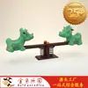 Gangorra Infantil Dupla com Mola e Design de Desenho Animado Triceratops, Equipamento para Playground Externo para Jardins de Infância e Comunidades, Fabricante