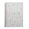Caderno Pequeno Fresco Literário Puxável Removível de Folhas Soltas Gradeado Inglês Quadrado Linha Horizontal Núcleo Interno de Reposição