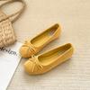 Sapatos Baixos Rasos Vermelhos Leves Versáteis Fashion para Mulheres, Novos Sapatos Mary Jane Retrô Franceses da Primavera 2025