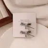 Pinza para el Cabello con Lazo Lindo Dulce Chica Fresca Clip para Flequillo Pequeño Pinza para el Cabello Clip Lateral Clip para Cabello Suelto Clip de Pato Pinzas para el Cabello