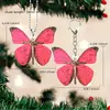 Decoración Colgante Creativa de Mariposa Acrílica Transfronteriza Accesorios para Coche Decoración Interior Colgante para Coche