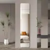 Espejo de cuerpo entero sin marco y ultraestrecho, Espejo de tocador, Espejo de cristal, Espejo de probador, Dormitorio, Sala de estar, Recibidor, Espejo de pared