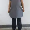 Delantal de PU delantal cintura impresión ropa de trabajo regalo logo directo de fábrica impermeable cocina cuello colgante cintura suministros