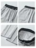 Calça Esportiva Casual Cruzada Apo para Homens, Temporada de Primavera, Corte Reto Solto, Resistente a Amassados, Color Blocking, Calça de Moletom Longa.