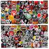 100 adesivos de grafite europeus e americanos, hip hop, rap, rock, decoração de malas, celular, adesivos de personalidade criativa