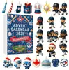 Novo Produto na Estação Independente Washington Nationals 56º Aniversário Dia do Advento Caixa Surpresa Decoração de Árvore de Natal Pingente de Acrílico