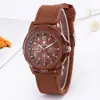 Comercio Exterior Transfronterizo Correa de Nylon Ginebra Moda Tendencia Reloj para Hombre Reloj Deportivo para Hombre Venta al por Mayor