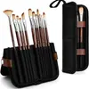 Set de 12 pinceles de cerdas de nylon transfronterizo para acuarela, óleo y pintura acrílica, herramientas de pintura, material de arte para estudiantes