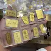 Adesivo de Celular Tesouro de Ouro Puro para Atrair Riqueza e Fortuna, Ouro 999, Riqueza de Todas as Direções, Estilo Igual ao de Shenzhen Shuibei Cartão de Ouro Folha de Ouro