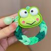 Lazo Trenzado Colorido para Niños Lindo Dibujo Animado Tendón de Goma Liga para el Cabello de Alta Elasticidad Cuerda para el Cabello Cuerda para el Cabello Duradera para Bebé Adorno para la Cabeza