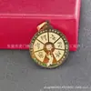 Acero de titanio lavable que no se decolora nanwo amitabha shurangama mantra patrón de doble cara colgante retro venta al por mayor