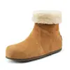 Fábrica de Origen Botas de Nieve de Lana y Felpa Otoño e Invierno Botas para Mujer Venta al por Mayor Planas Personalizadas Cómodas Antideslizantes Botas Martin Versátiles